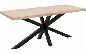 Afbeelding van een Goossens Eettafel Blade, Boomstamblad 200 x 100 cm 5 cm dik