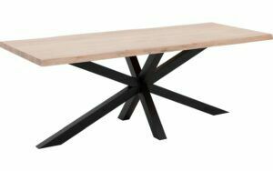 Afbeelding van een Goossens Eettafel Blade, Boomstamblad 220 x 100 cm 5 cm dik