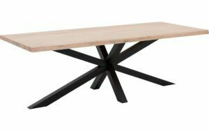 Afbeelding van een Goossens Eettafel Blade, Boomstamblad 240 x 100 cm 5 cm dik