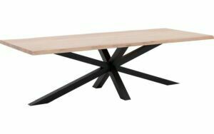 Afbeelding van een Goossens Eettafel Blade, Boomstamblad 280 x 100 cm 5 cm dik