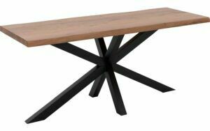 Afbeelding van een Goossens Eettafel Blade, Boomstamblad 180 x 90 cm 5 cm dik