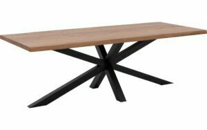 Afbeelding van een Goossens Eettafel Blade, Boomstamblad 240 x 100 cm 5 cm dik