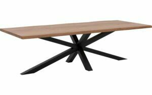 Afbeelding van een Goossens Eettafel Blade, Boomstamblad 280 x 100 cm 5 cm dik