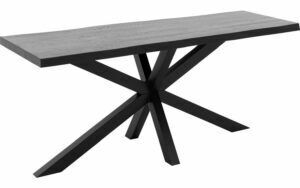 Afbeelding van een Goossens Eettafel Blade, Boomstamblad 180 x 90 cm 5 cm dik