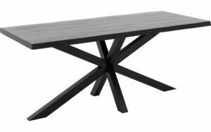 Afbeelding van een Goossens Eettafel Blade, Boomstamblad 200 x 100 cm 5 cm dik