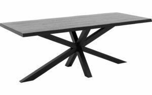 Afbeelding van een Goossens Eettafel Blade, Boomstamblad 220 x 100 cm 5 cm dik