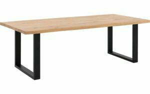 Afbeelding van een Goossens Eettafel Blade, Boomstamblad 240 x 100 cm 5 cm dik