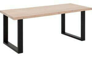 Afbeelding van een Goossens Eettafel Blade, Boomstamblad 200 x 100 cm 5 cm dik