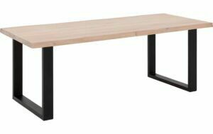Afbeelding van een Goossens Eettafel Blade, Boomstamblad 220 x 100 cm 5 cm dik