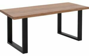 Afbeelding van een Goossens Eettafel Blade, Boomstamblad 180 x 90 cm 5 cm dik