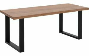 Afbeelding van een Goossens Eettafel Blade, Boomstamblad 200 x 100 cm 5 cm dik