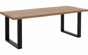 Afbeelding van een Goossens Eettafel Blade, Boomstamblad 220 x 100 cm 5 cm dik