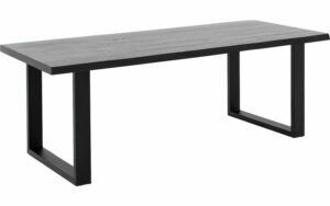 Afbeelding van een Goossens Eettafel Blade, Boomstamblad 220 x 100 cm 5 cm dik