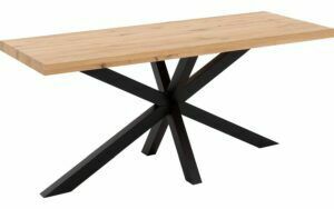 Afbeelding van een Goossens Eettafel Blade, Strak blad 180 x 90 cm 6 cm dik