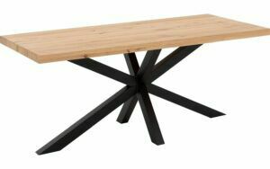 Afbeelding van een Goossens Eettafel Blade, Strak blad 200 x 100 cm 6 cm dik