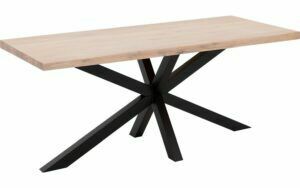 Afbeelding van een Goossens Eettafel Blade, Strak blad 200 x 100 cm 6 cm dik