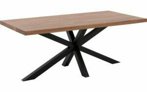 Afbeelding van een Goossens Eettafel Blade, Strak blad 200 x 100 cm 6 cm dik