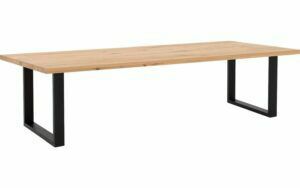 Afbeelding van een Goossens Eettafel Blade, Strak blad 300 x 100 cm 6 cm dik