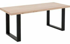 Afbeelding van een Goossens Eettafel Blade, Strak blad 200 x 100 cm 6 cm dik