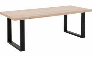 Afbeelding van een Goossens Eettafel Blade, Strak blad 220 x 100 cm 6 cm dik