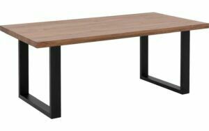 Afbeelding van een Goossens Eettafel Blade, Strak blad 200 x 100 cm 6 cm dik