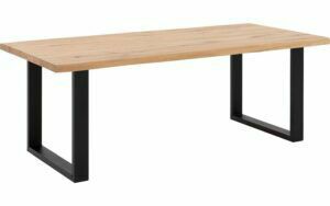 Afbeelding van een Goossens Eettafel Blade, Boomstamblad 220 x 100 cm 5 cm dik