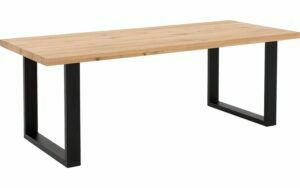 Afbeelding van een Goossens Eettafel Blade, Strak blad 220 x 100 cm 6 cm dik