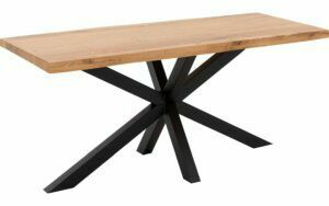 Afbeelding van een Goossens Eettafel Blade, Boomstamblad 180 x 90 cm 5 cm dik