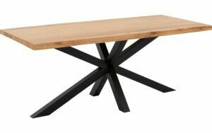 Afbeelding van een Goossens Eettafel Blade, Boomstamblad 200 x 100 cm 5 cm dik