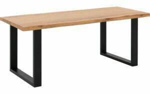Afbeelding van een Goossens Eettafel Blade, Boomstamblad 180 x 90 cm 5 cm dik