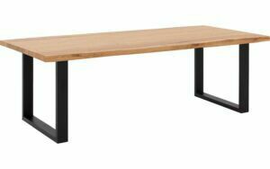 Afbeelding van een Goossens Eettafel Blade, Boomstamblad 240 x 100 cm 5 cm dik