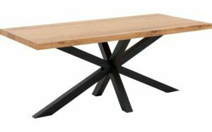 Afbeelding van een Goossens Eettafel Blade, Strak blad 200 x 100 cm 6 cm dik