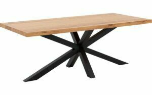 Afbeelding van een Goossens Eettafel Blade, Strak blad 220 x 100 cm 6 cm dik