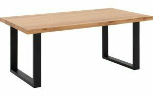 Afbeelding van een Goossens Eettafel Blade, Strak blad 200 x 100 cm 6 cm dik