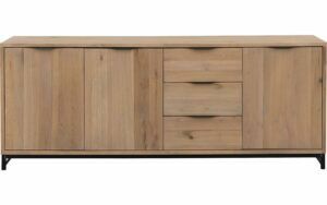 Afbeelding van een Goossens Dressoir Max, 3 deuren 3 laden
