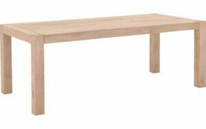 Afbeelding van een Goossens Eettafel Roots, 220 x 100 cm