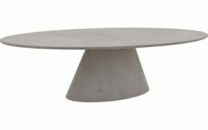 Afbeelding van een Goossens Eettafel Stone, Ovaal 240 x 120 cm
