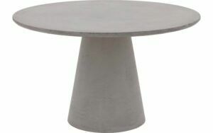 Afbeelding van een Goossens Eettafel Stone, Rond 130 x 130 cm