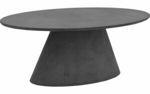 Afbeelding van een Goossens Eettafel Stone, Ovaal 190 x 110 cm