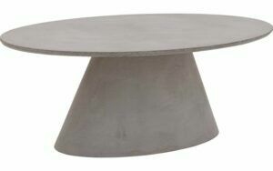 Afbeelding van een Goossens Eettafel Stone, Ovaal 190 x 110 cm