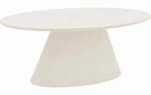 Afbeelding van een Goossens Eettafel Stone, Ovaal 190 x 110 cm