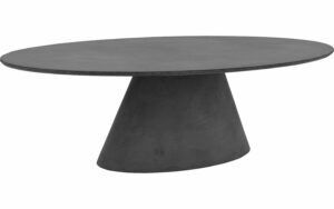 Afbeelding van een Goossens Eettafel Stone, Ovaal 250 x 120 cm