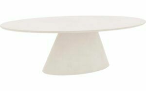 Afbeelding van een Goossens Eettafel Stone, Ovaal 250 x 120 cm