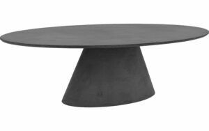 Afbeelding van een Goossens Eettafel Stone, Ovaal 260 x 120 cm