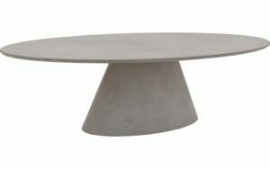 Afbeelding van een Goossens Eettafel Stone, Ovaal 270 x 120 cm