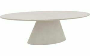 Afbeelding van een Goossens Eettafel Stone, Ovaal 270 x 120 cm