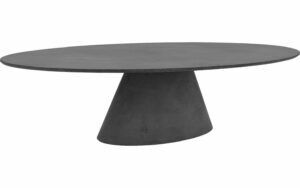 Afbeelding van een Goossens Eettafel Stone, Ovaal 300 x 120 cm