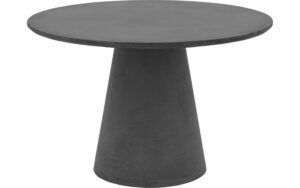 Afbeelding van een Goossens Eettafel Stone, Rond 120 x 120 cm