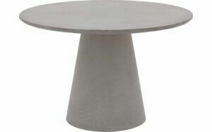 Afbeelding van een Goossens Eettafel Stone, Rond 120 x 120 cm