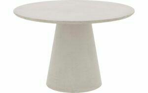 Afbeelding van een Goossens Eettafel Stone, Rond 120 x 120 cm